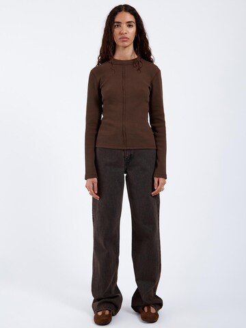 Dr. Denim Top 'Stella Waffle Top' in Bruin