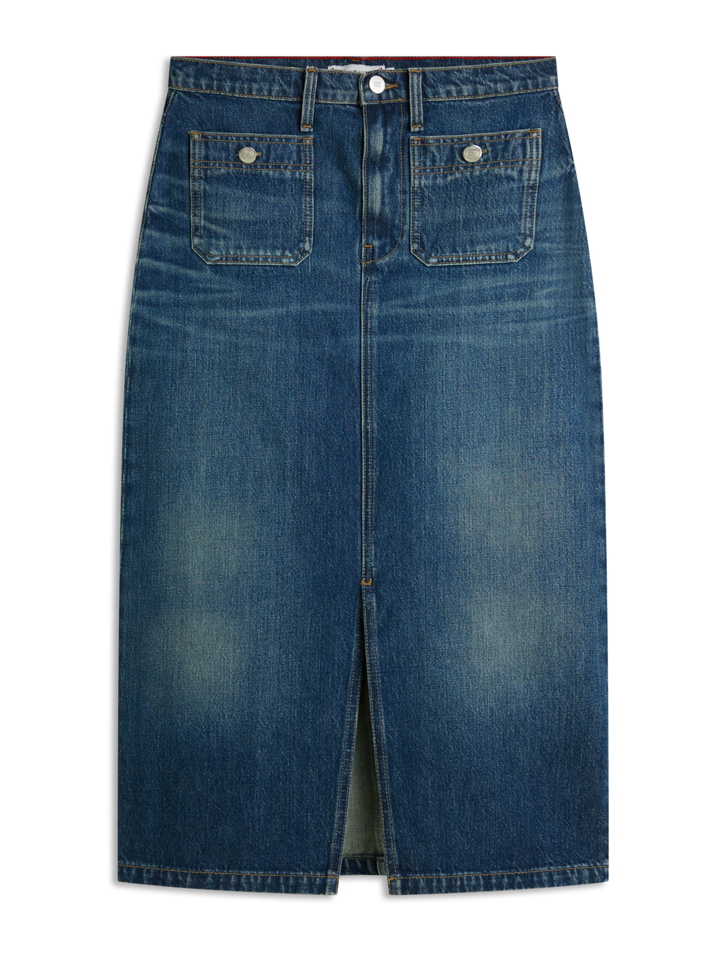 TOMMY HILFIGER Юбка 'NATE' в Синий: спереди