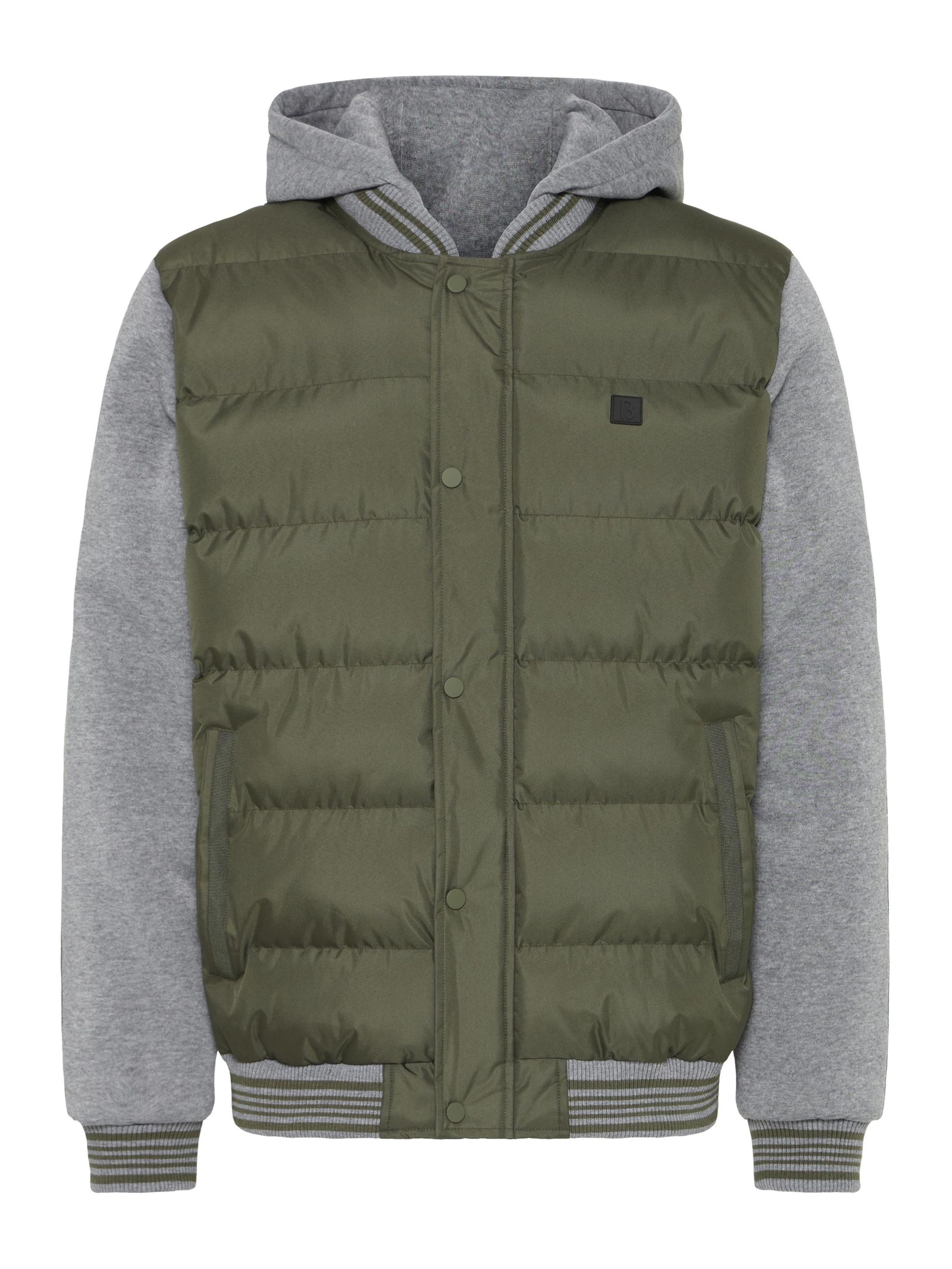 BLEND Overgangsjakke 'BHERNIE' i grøn: forside