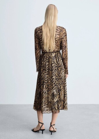 Robe 'Amber' MANGO en marron