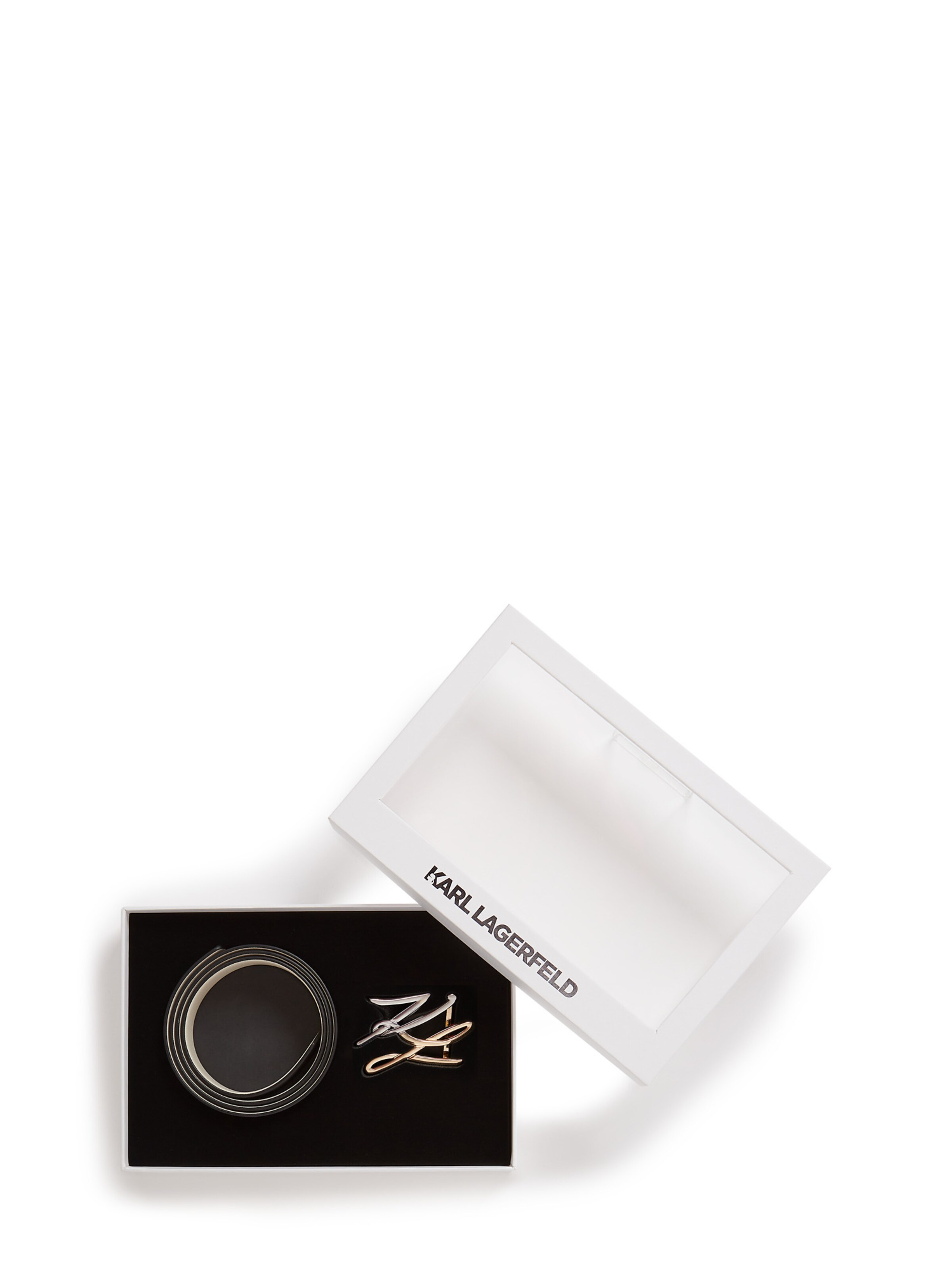 Karl Lagerfeld Pas | črna barva