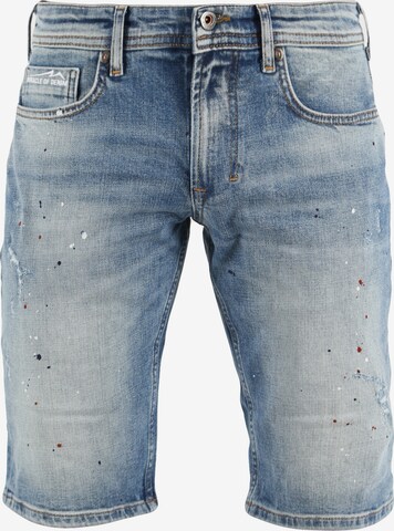 Miracle of Denim Slimfit Jeans 'Thomas' in Blauw: voorkant