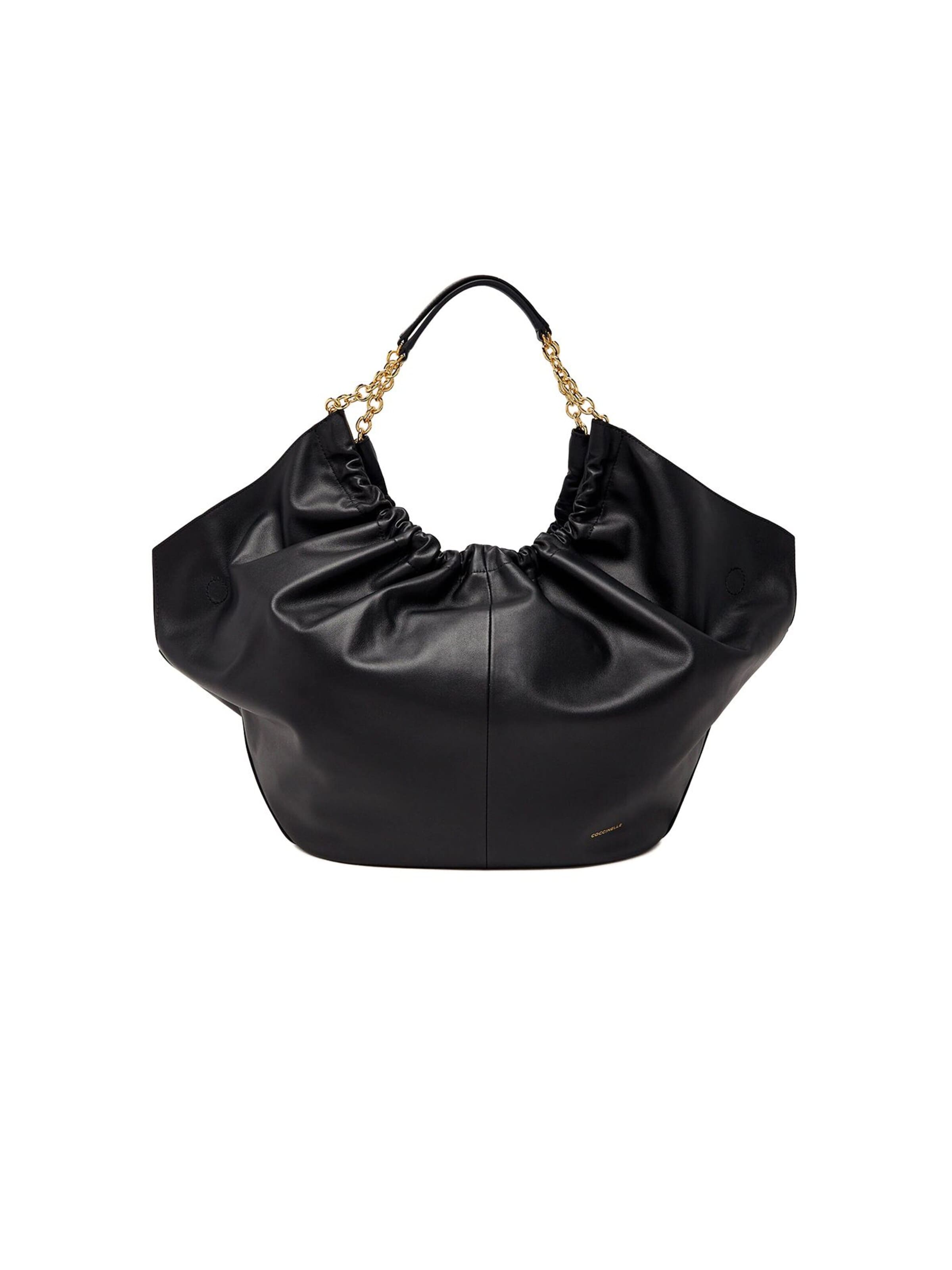Coccinelle Handbag 'Coccinelle Smash Handbag Smooth Leather' in Black