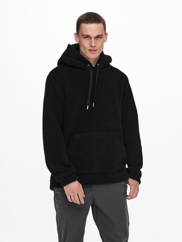 Only & Sons Sweatshirt 'Remy' in Black: front