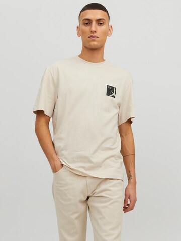 T-Shirt 'Filo' JACK & JONES en gris : devant