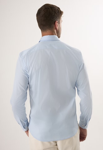 Felix Hardy Regular fit Button Up Shirt in Blue