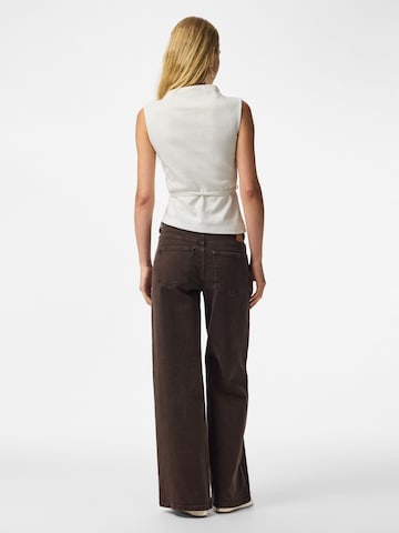 Haut 'PCOlive' PIECES en blanc