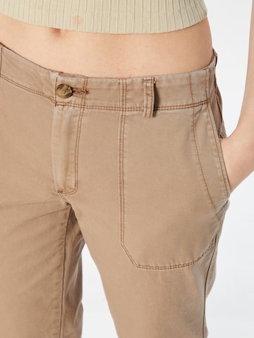 ESPRIT Regular Broek in Bruin