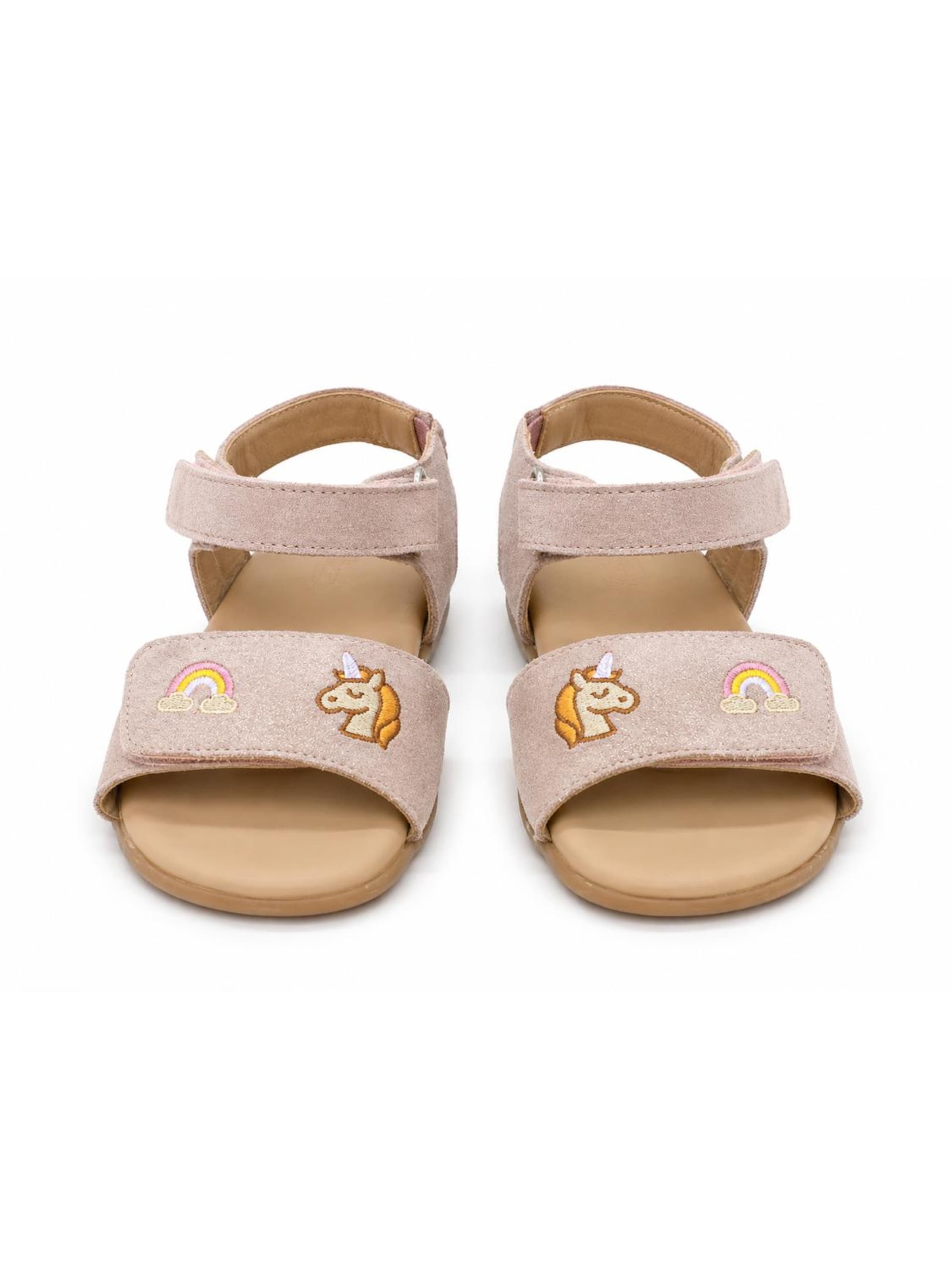 LIO&Friends Sandals 'LIO&friends - Kindersandale - Mädchen - Barfußsandale - rosa' in Pink: front