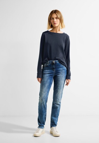 CECIL Sweatshirt in Blau