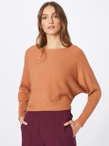 TOM TAILOR DENIM Sweater in Orange: front