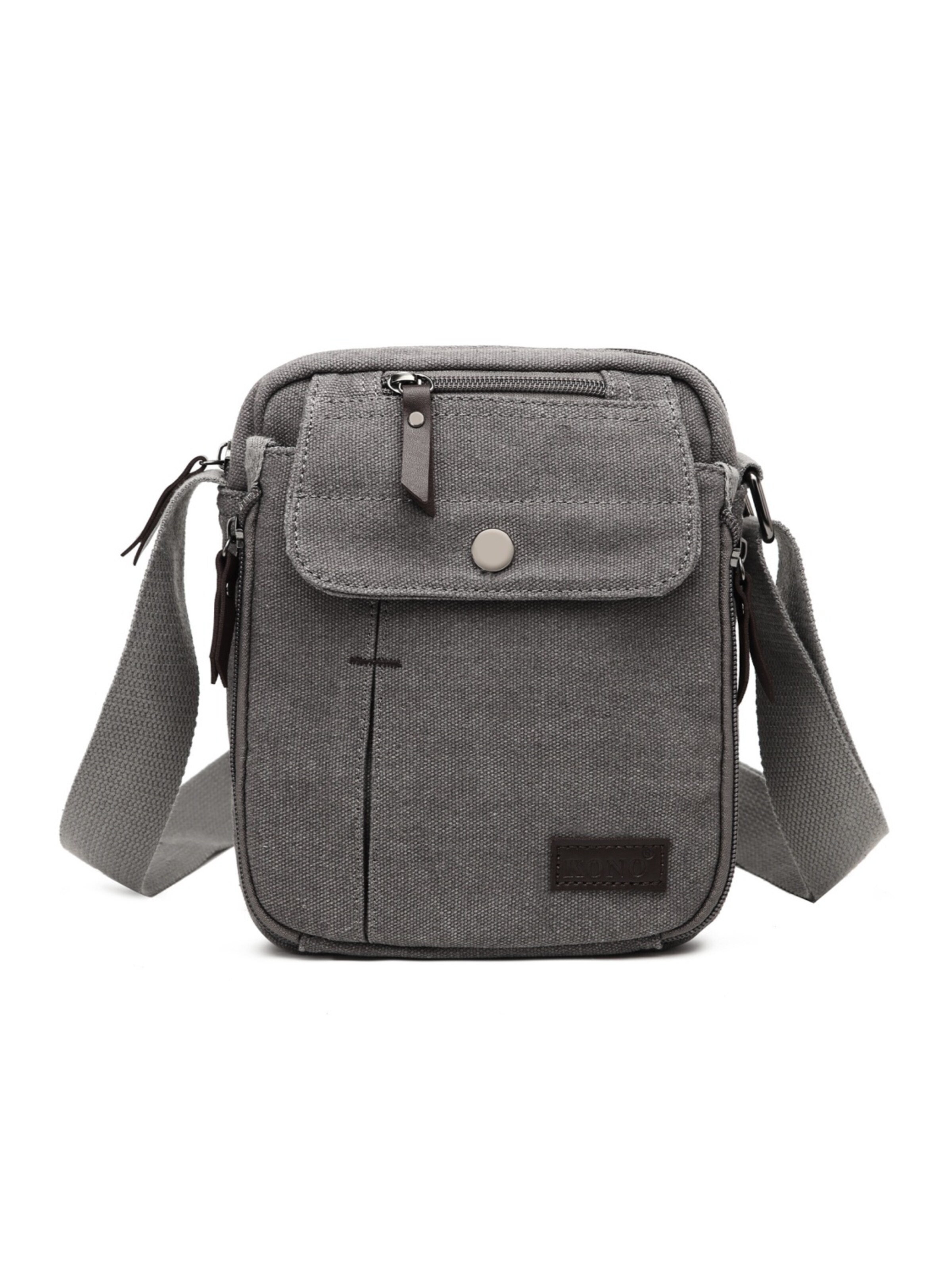 Kono Shoulder Bag in Grey: front