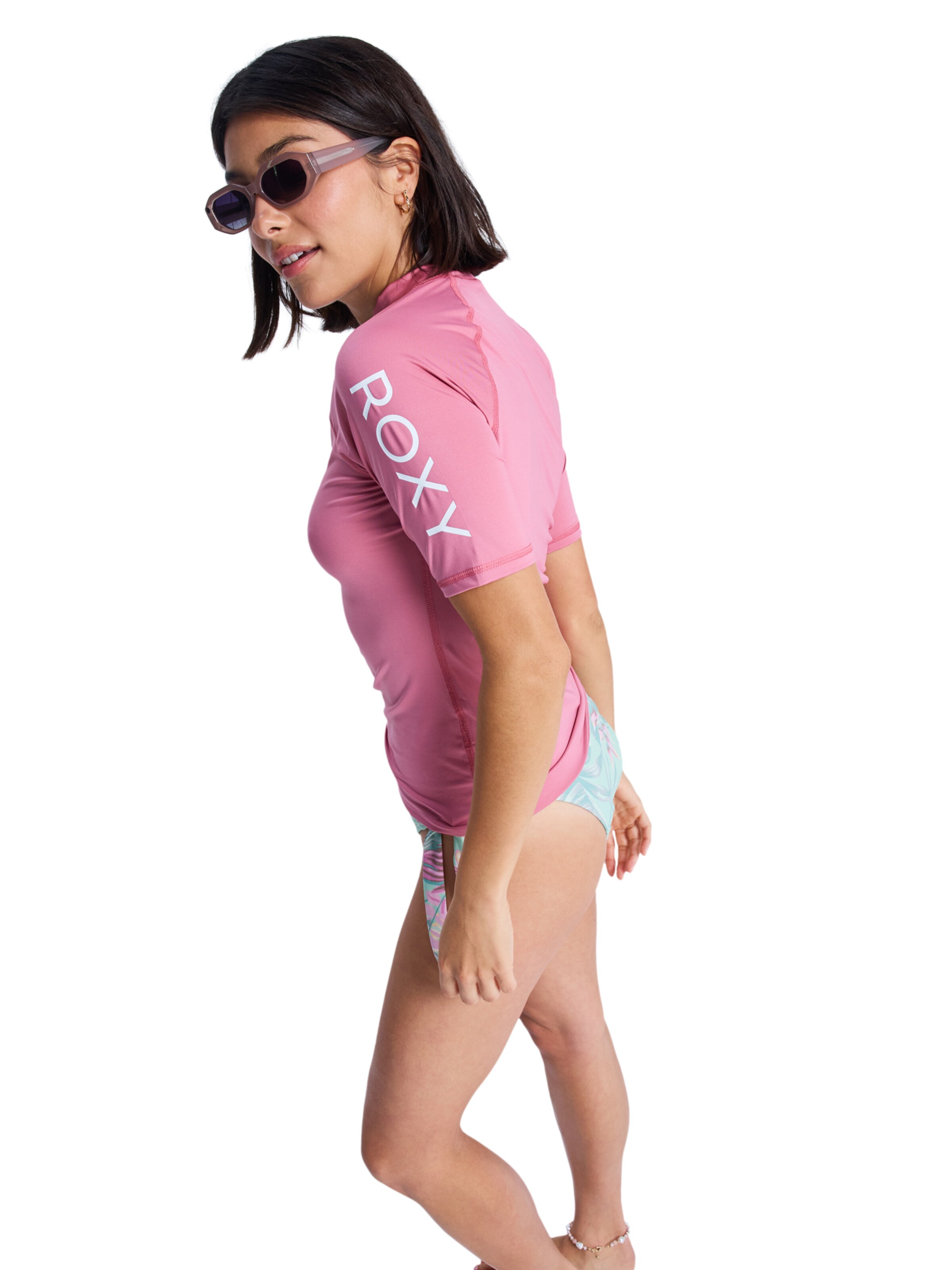 ROXY Funktionsshirt 'Whole Hearted' in Pink