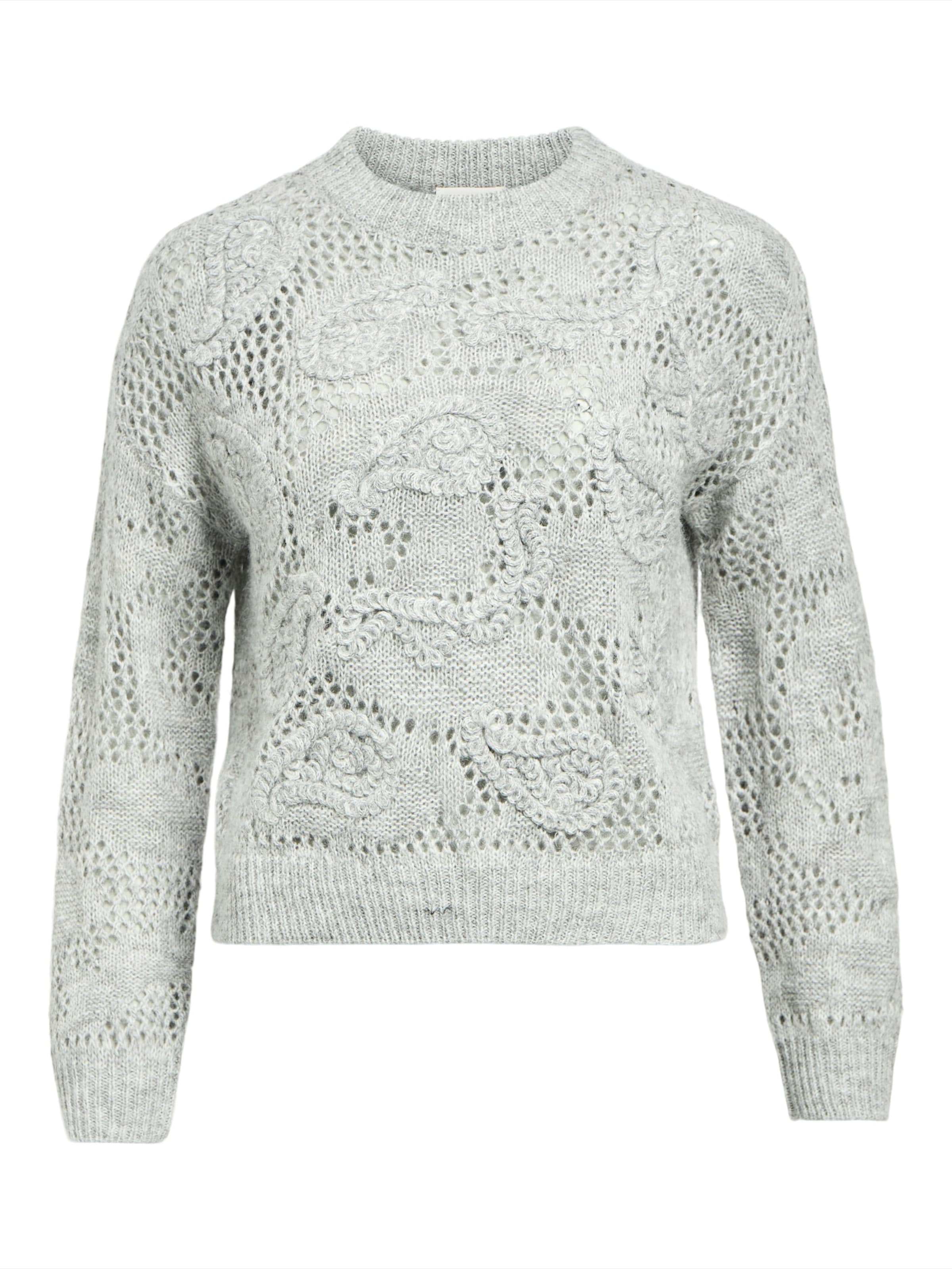 OBJECT Свитер 'OBJLUCA' в Серый: спереди