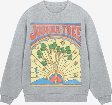 Sweat-shirt 'US National Parks Joshua Tree' F4NT4STIC en gris : devant