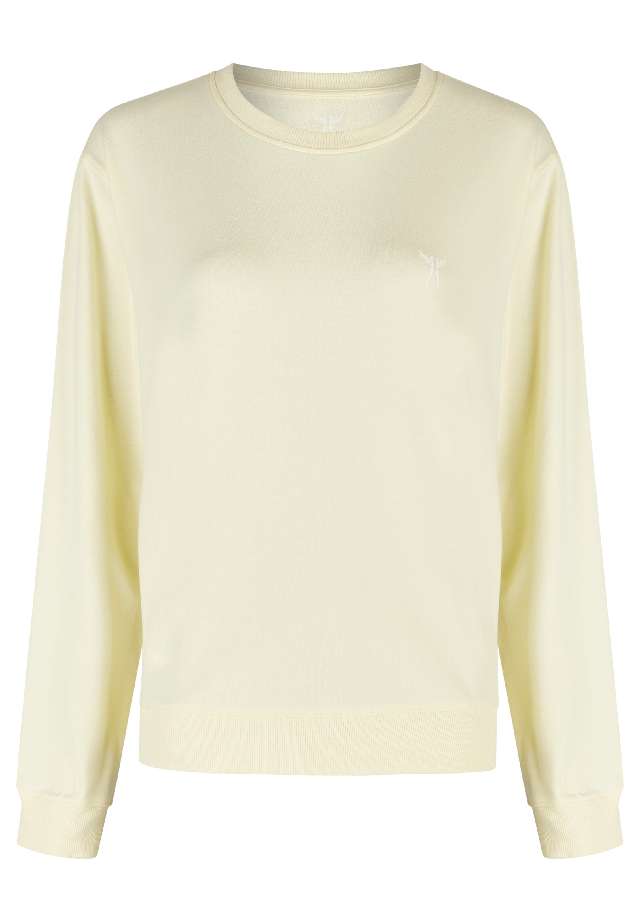 Frauen Sweat Angels Sweatshirt in Pastellgelb - RE79086 Frauen Sweat Angels Sweatshirt in Pastellgelb - RE79086