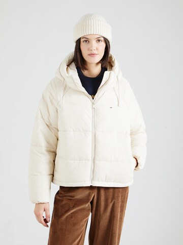 Tommy Jeans Vinterjacka 'VAIL' i beige: framsida