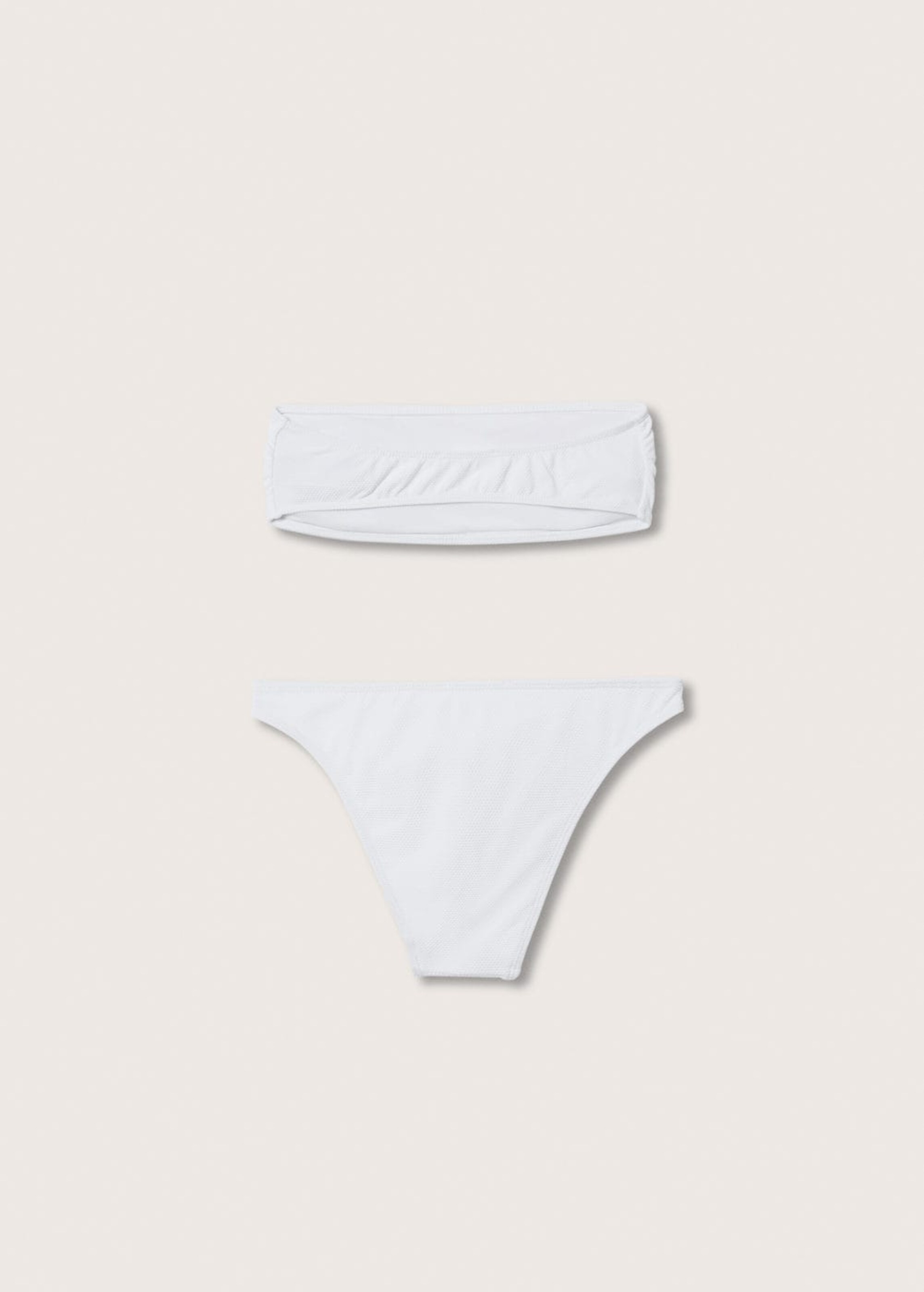Kinder Teens (Gr. 140-176) MANGO TEEN Bikini 'Bandop' in Weiß - ZZ08543 Kinder Teens (Gr. 140-176) MANGO TEEN Bikini 'Bandop' in Weiß - ZZ08543