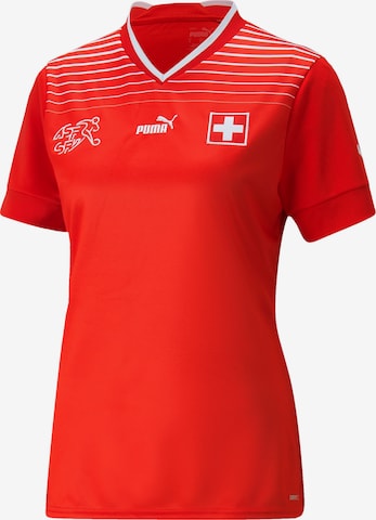 sarkans PUMA Sportiska stila krekls: no priekšpuses
