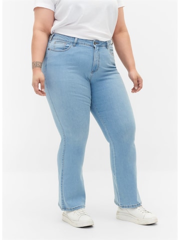 Bootcut Jean 'Ellen' Zizzi en bleu : devant