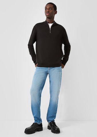 QS Pullover in Schwarz: Vorderseite