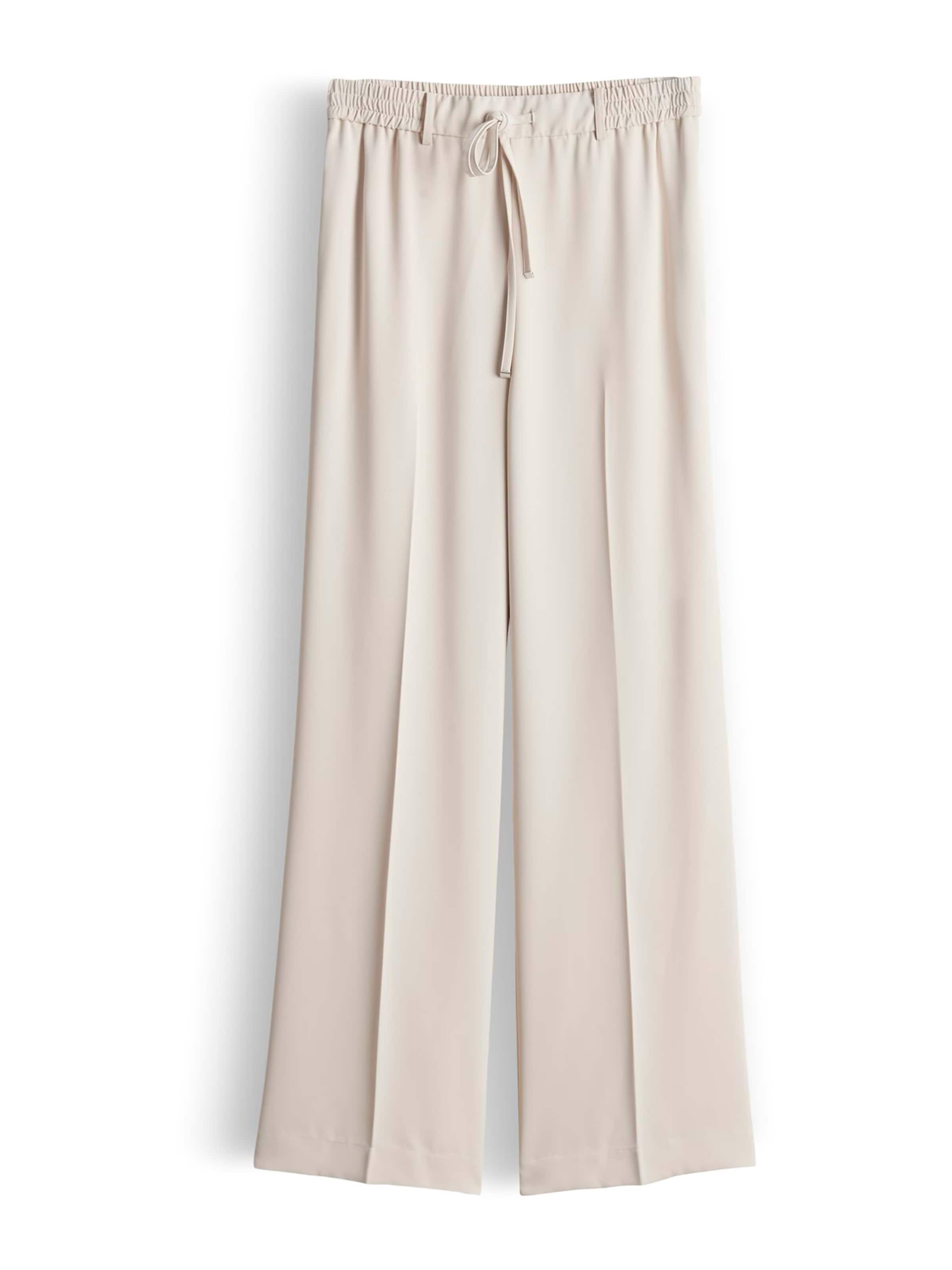 Someday Wide leg Pantalon 'Cevil' in Beige: voorkant