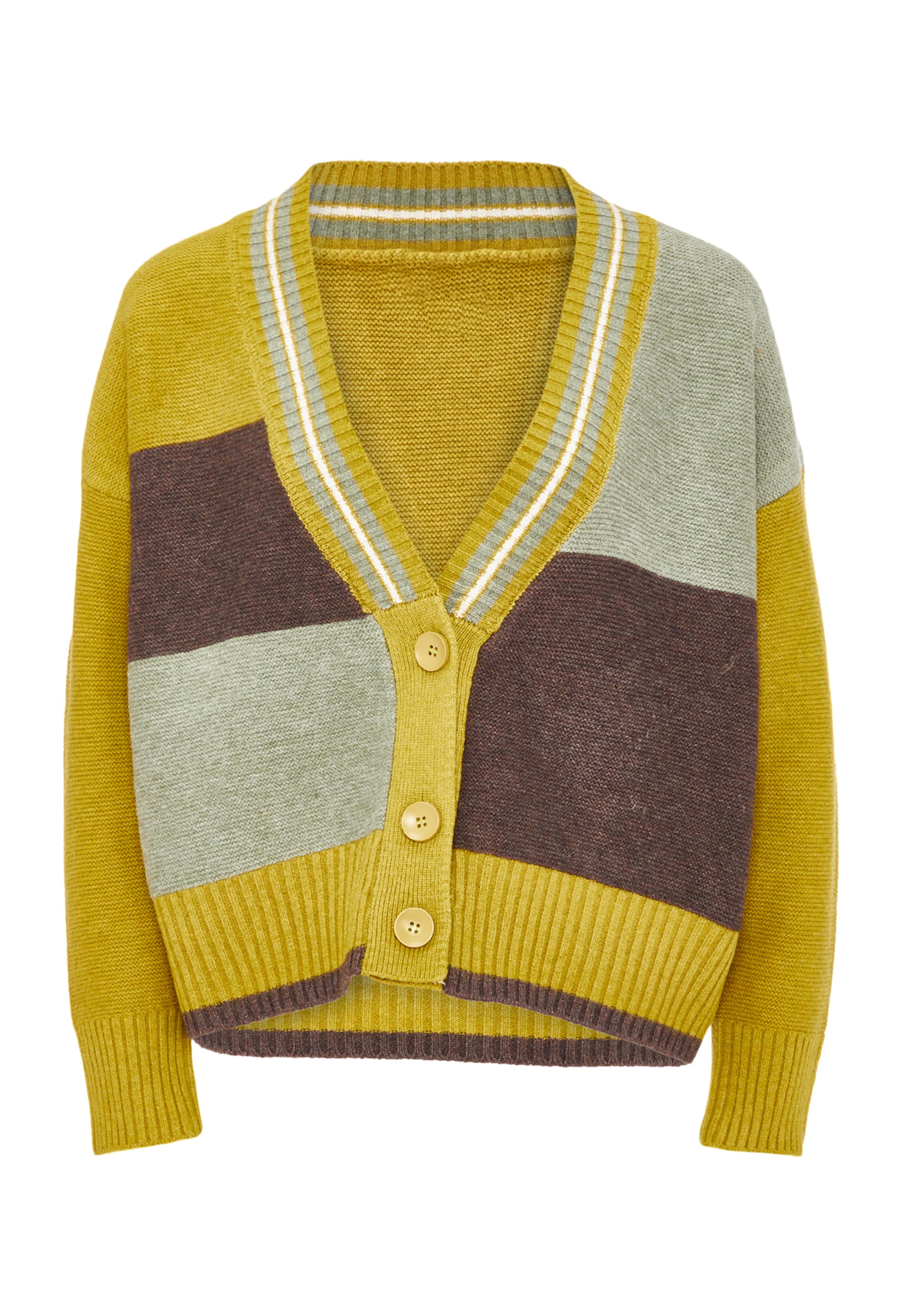 boline - Casaco de malha em amarelo: frente