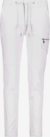 monari Regular Cargo Pants in White: front