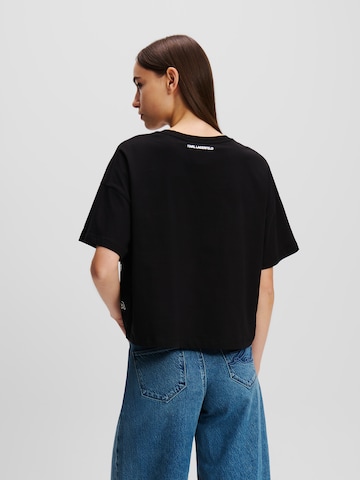 Tricou de la Karl Lagerfeld pe negru