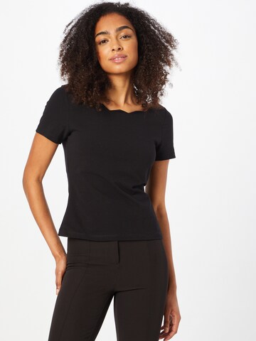 T-shirt 'Charlotta' ABOUT YOU en noir : devant