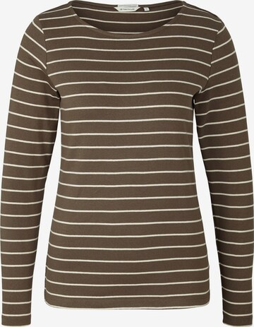 TOM TAILOR T-shirt i brun: framsida