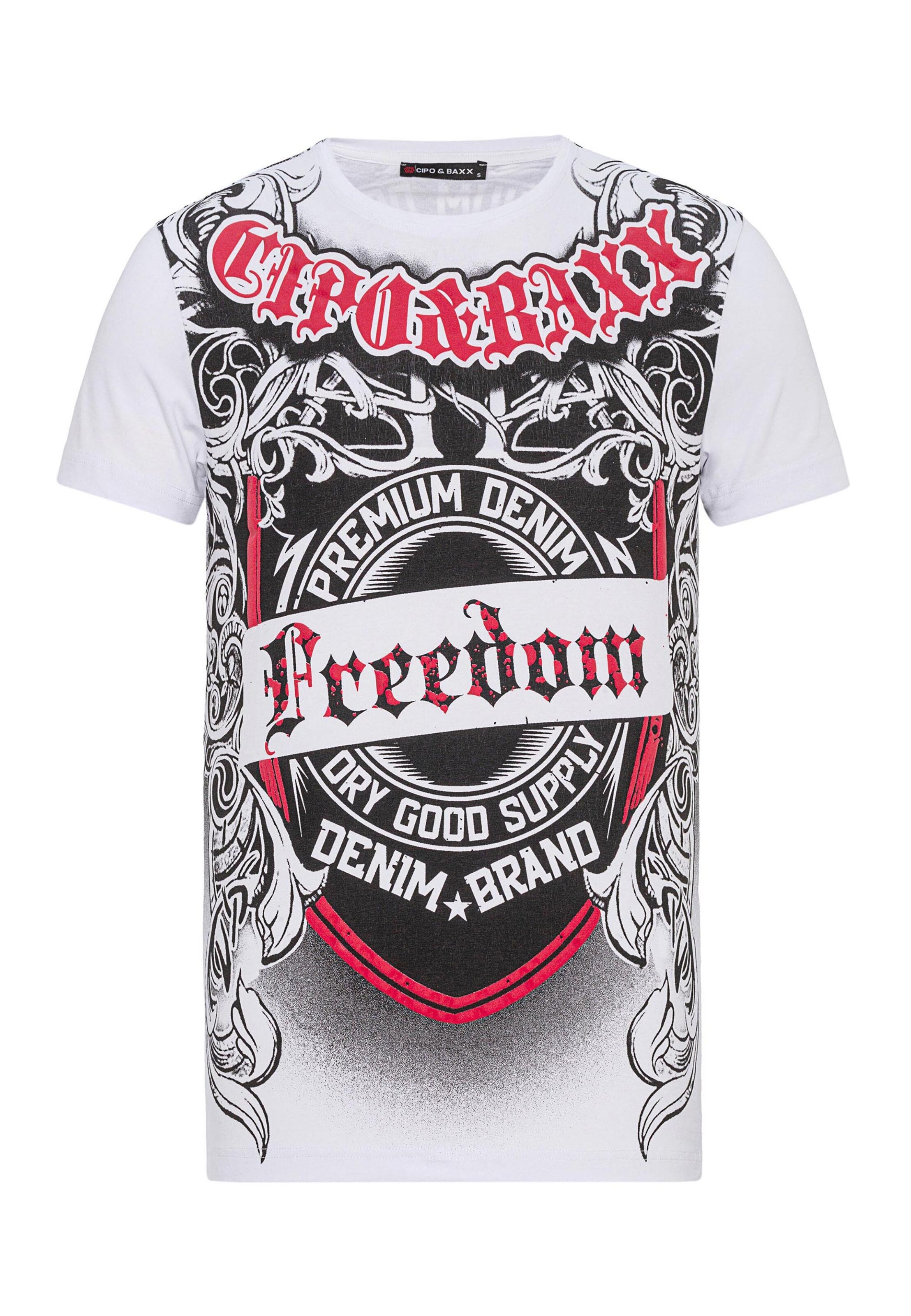 CIPO & BAXX Shirt in White: front