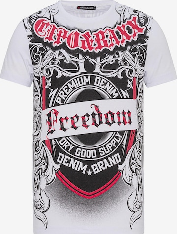 CIPO & BAXX T-Shirt in Weiß: Vorderseite