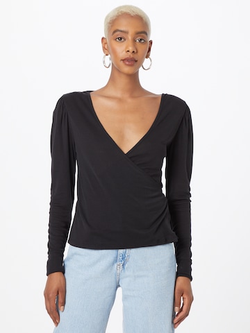 SELECTED FEMME Shirt 'HOPE' in Black: front