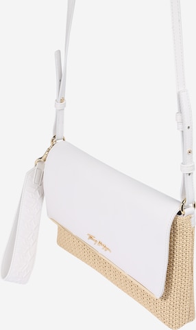 TOMMY HILFIGER Clutch in White: front