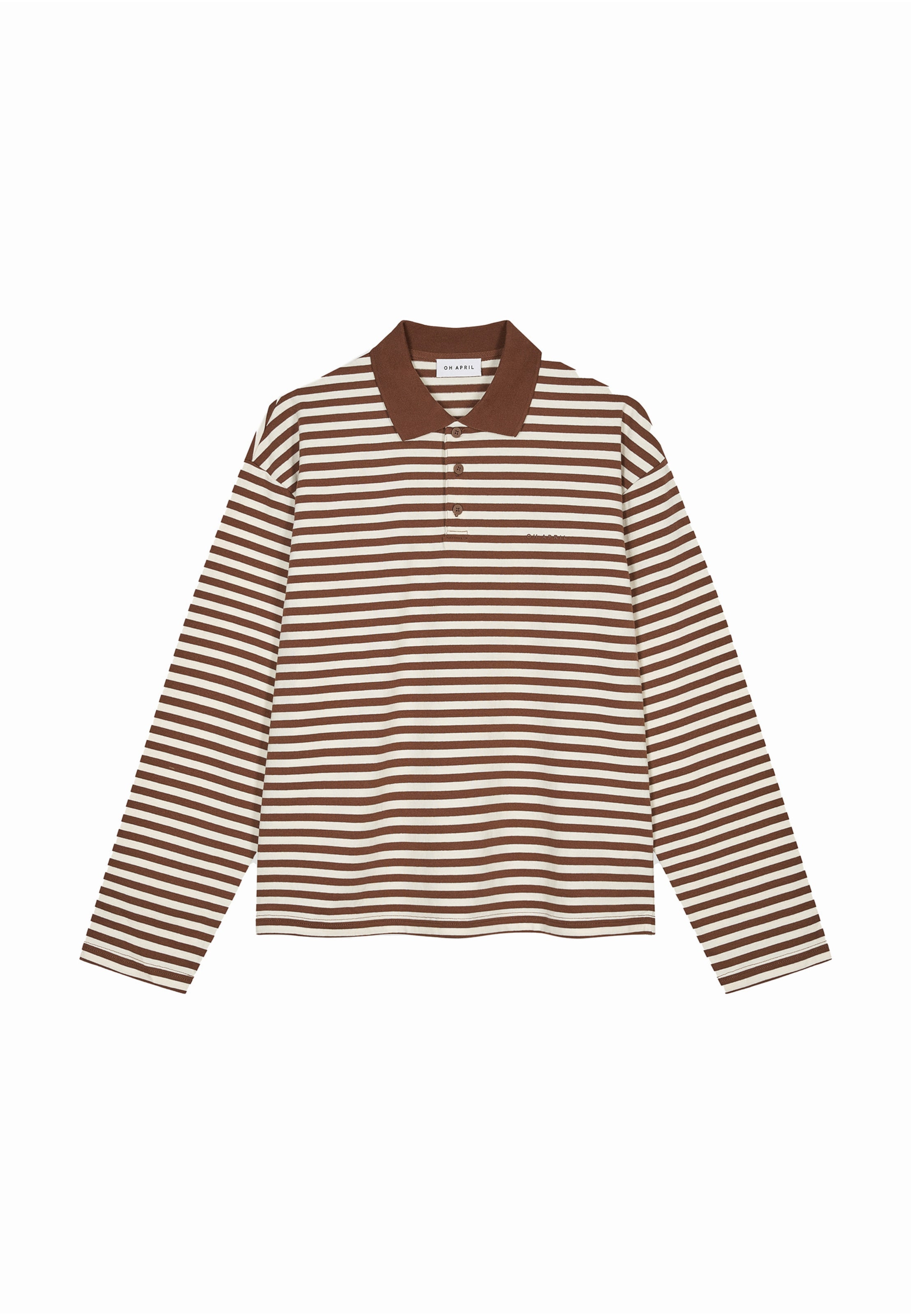 OH APRIL - Camiseta 'Jolina' en marrón: frente