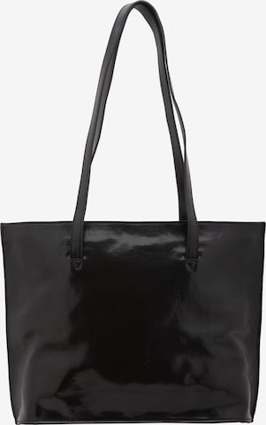 Borsa a spalla 'Borsa a Spalla Donna Pelle Vera Vacchetta - Chiusura Zip Made in Italy' di I Fratelli in nero: frontale