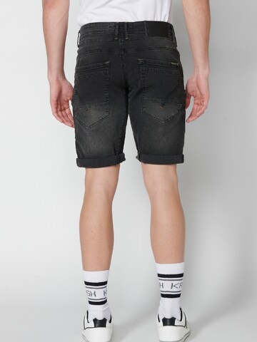 KOROSHI Slimfit Shorts in Schwarz