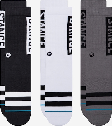 Chaussettes de sport 'The OG' Stance en gris : devant