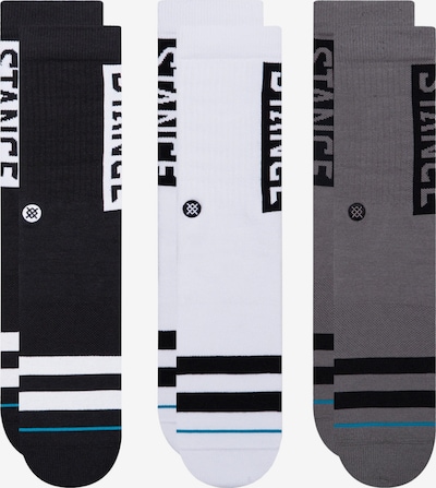 Stance Sports socks 'The OG' in Dark grey / Black / White, Item view