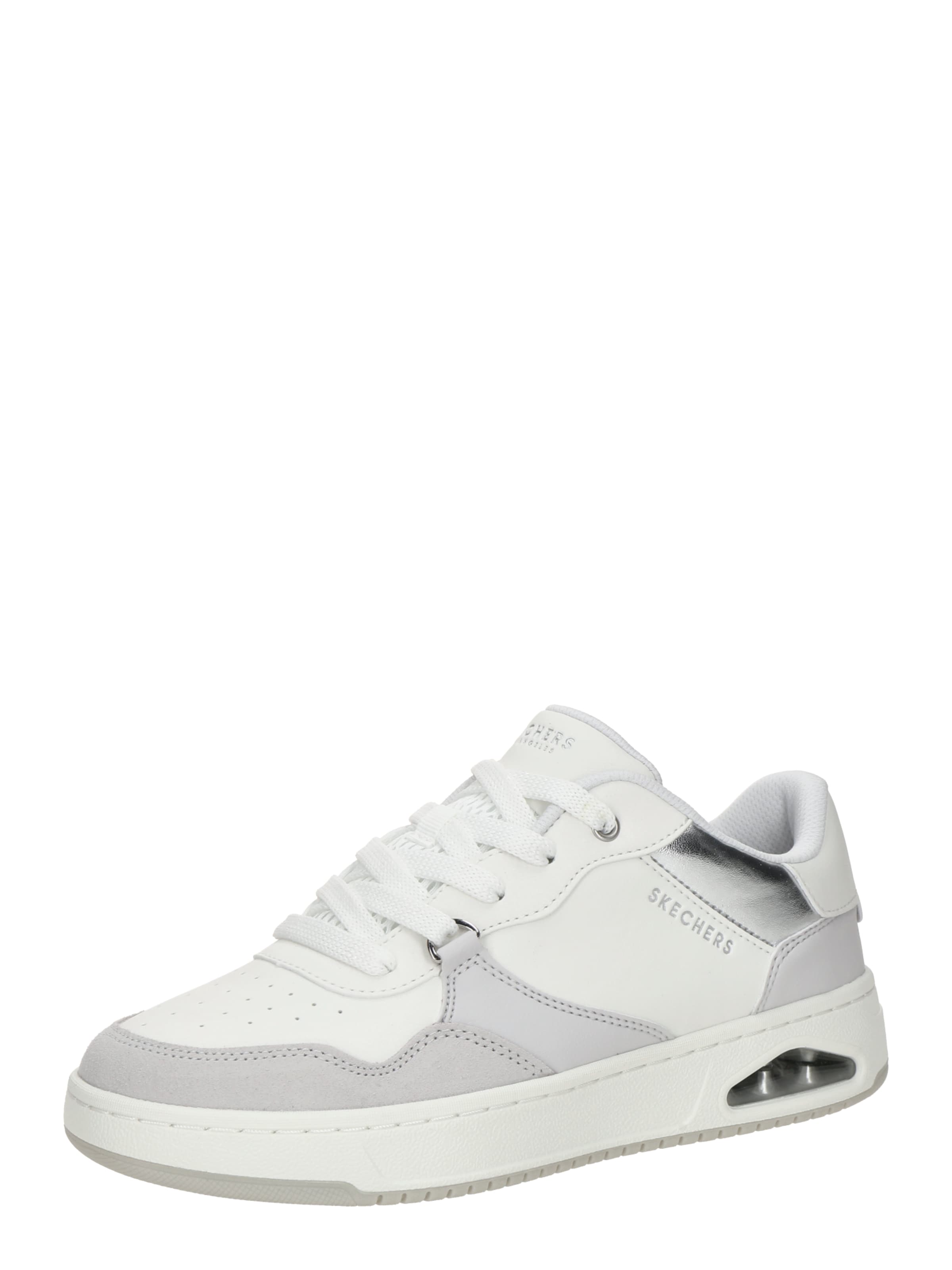 SKECHERS Σνίκερ χαμηλό 'UNO' σε ασημί / λευκό, Άποψη προϊόντος
