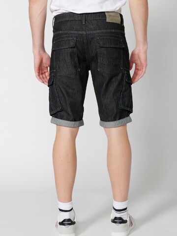 Regular Jeans cargo KOROSHI en noir