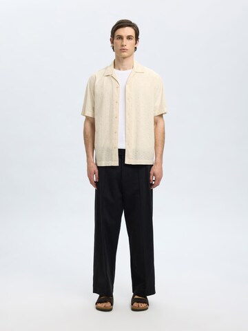 SELECTED Comfort fit Overhemd 'Jax' in Beige