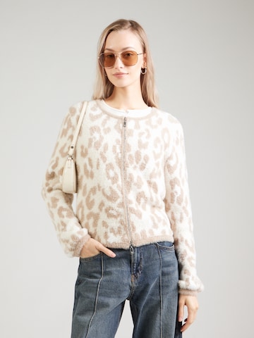 monari Knit Cardigan in Beige: front
