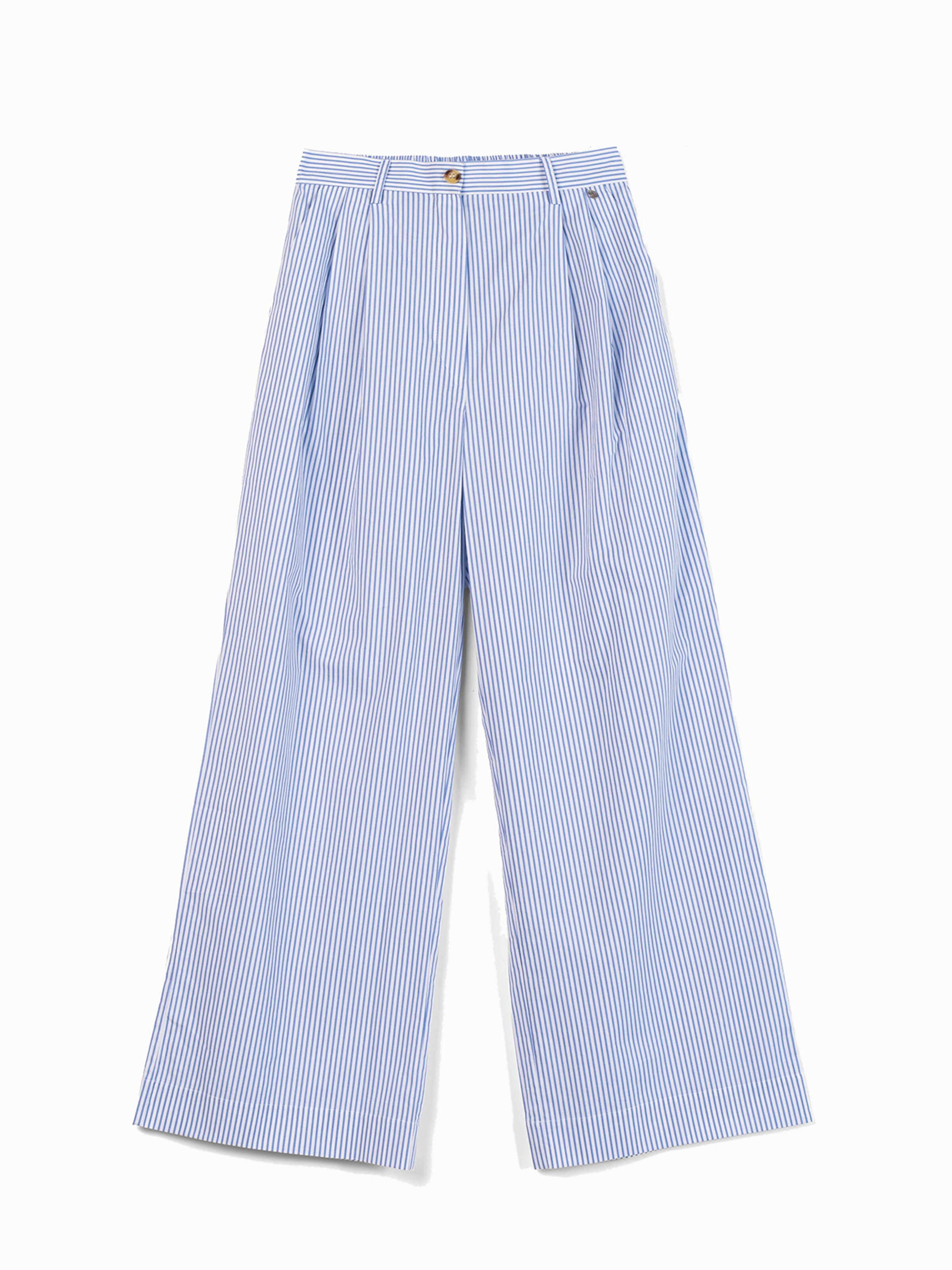 Camomilla Italia Regular Pants 'Paros' in Blue: front