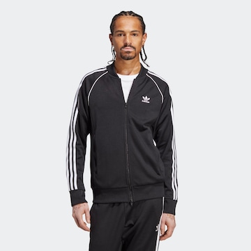 ADIDAS ORIGINALS Sweatvest 'Adicolor Classics Sst' in Zwart: voorkant