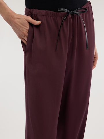 Trussardi Wide leg Broek in Rood