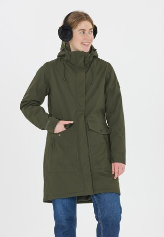 Whistler Winterparka 'Algoma' in Groen: voorkant