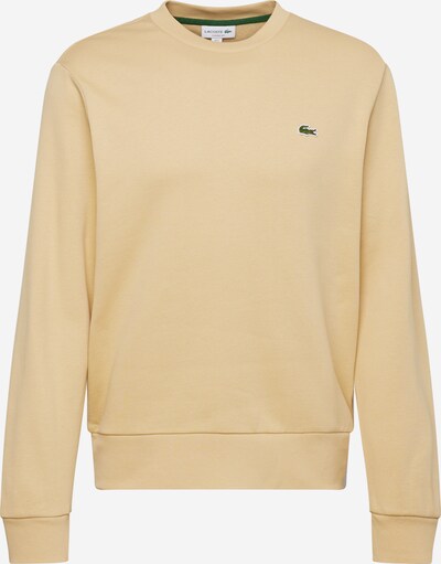 LACOSTE Sweatshirt in de kleur Sand / Donkergroen / Wit, Productweergave