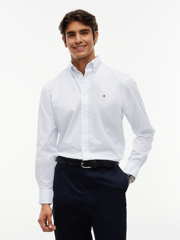 TOMMY HILFIGER Regular fit Риза 'FLEX' в синьо: отпред
